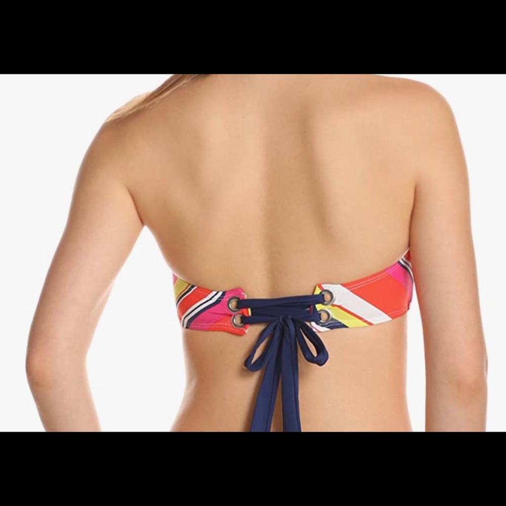 Splendid Bandeau Top with Lace-up Back